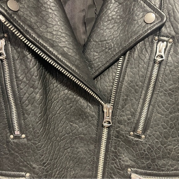rag & bone Black Leather Jacket - Picture 2 of 6